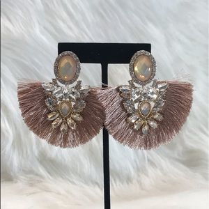 Champagne Gem Earrings